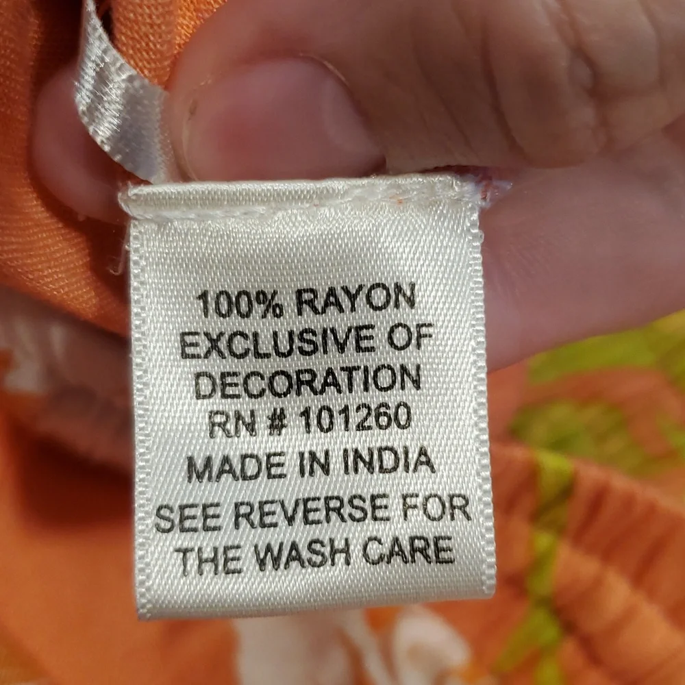 True Destinations Resort Wear Flare Pants Beach Wear In Floral Size S - Picture 7 of 8